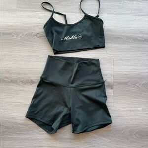 Malibu juice club Dark Green Athletic Set